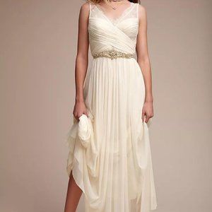 BHLDN Ivory Hitherto Fleur Dress (Sz 4)